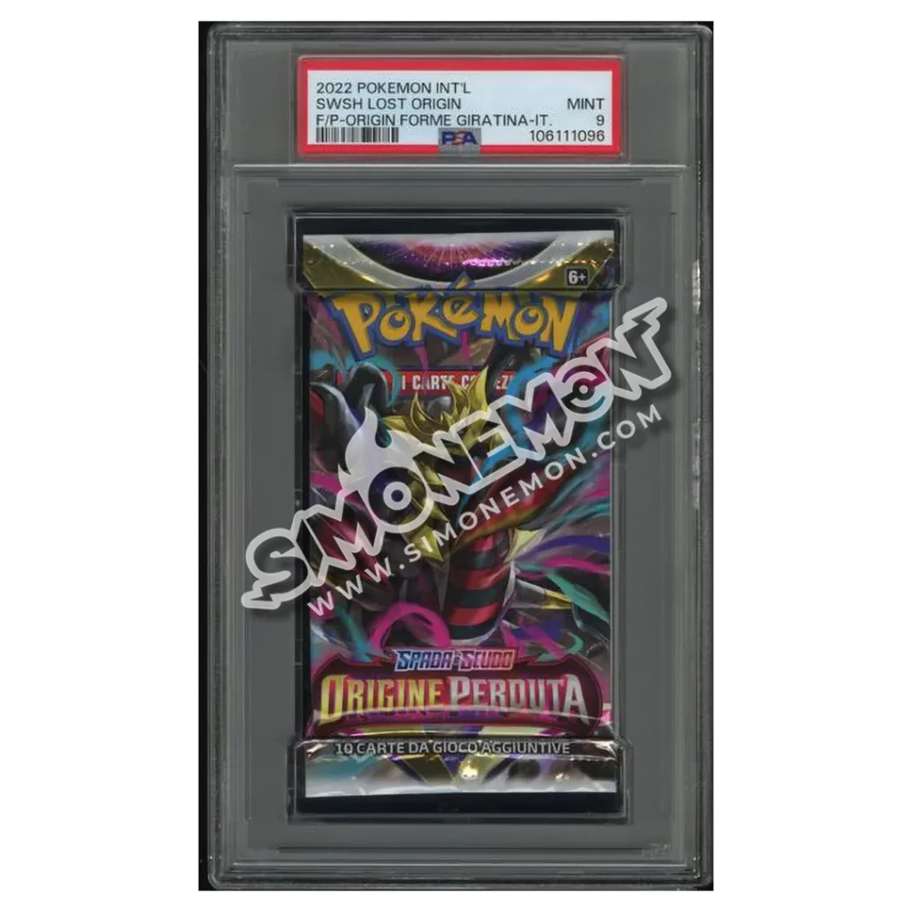 Pokémon Bustina Origine Perduta Spada e Scudo 2022 Giratina PSA 9 (IT)