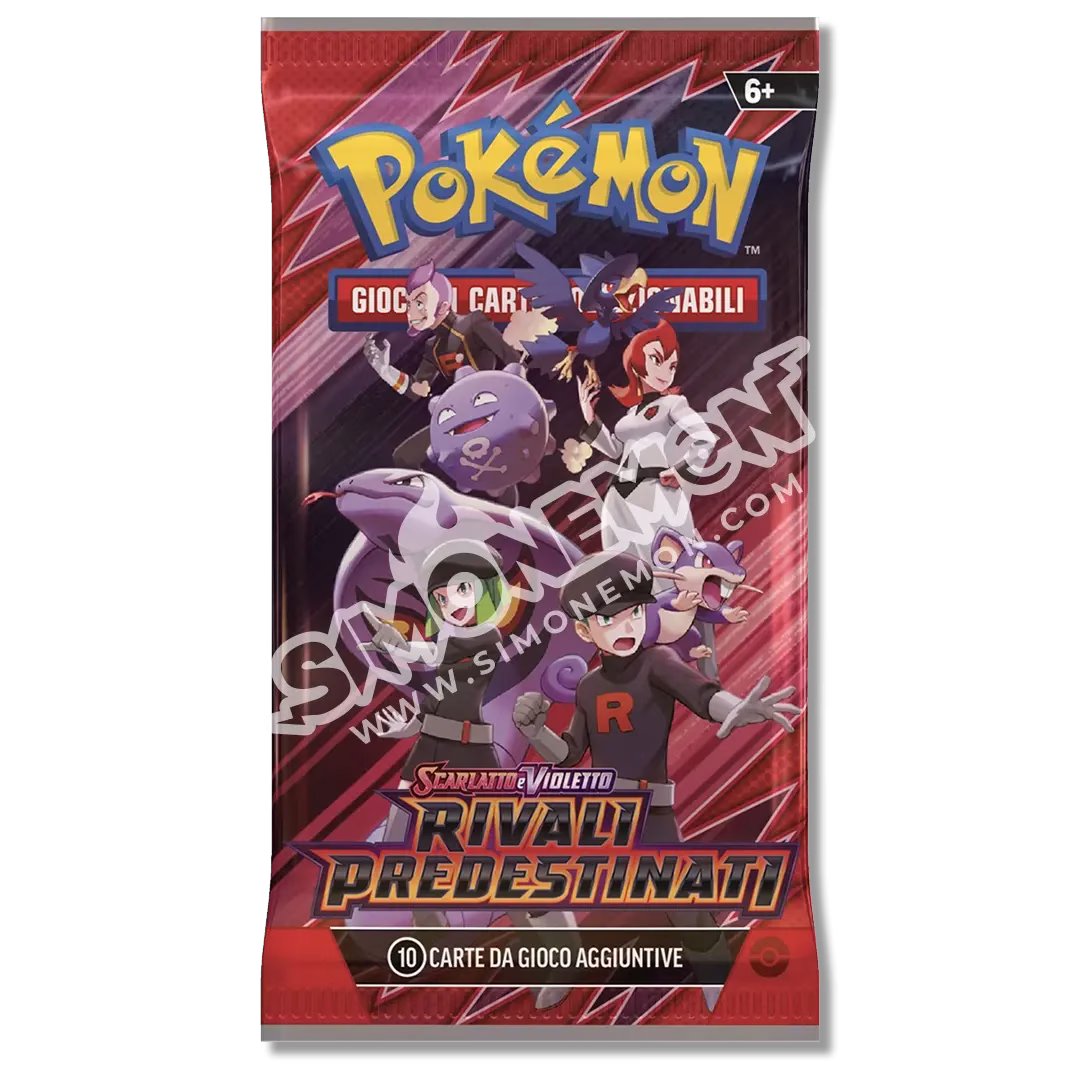 Bustina Rivali Predestinati Scarlatto e Violetto – 10 Carte (IT)