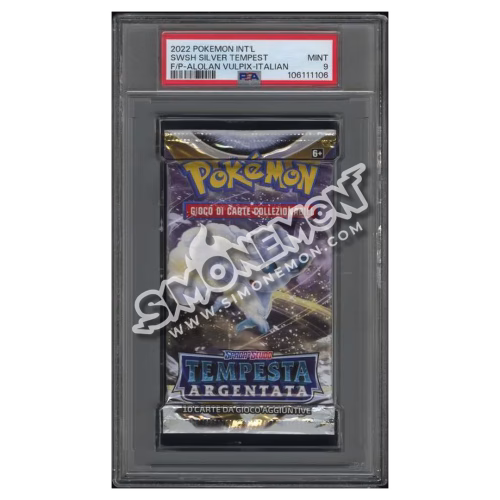 Pokémon Bustina Tempesta Argentata Spada e Scudo 2022 Vulpix PSA 9 (IT)