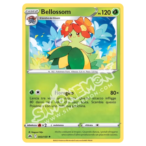 Bellossom 003/159 Zenit Regale Reverse (IT)