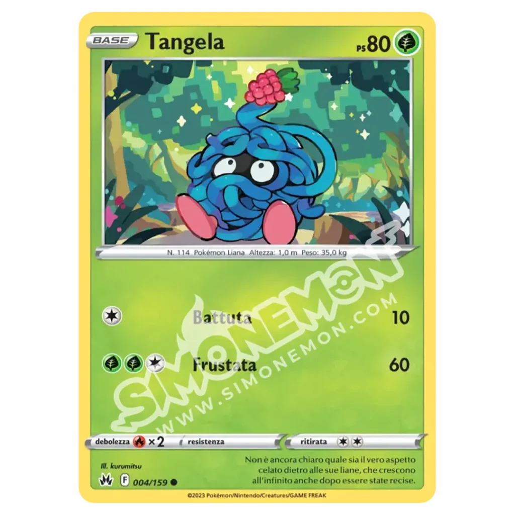 Tangela 004/159 Zenit Regale Reverse (IT)