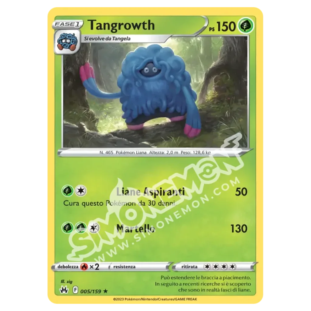 Tangrowth 005/159 Zenit Regale Reverse (IT)