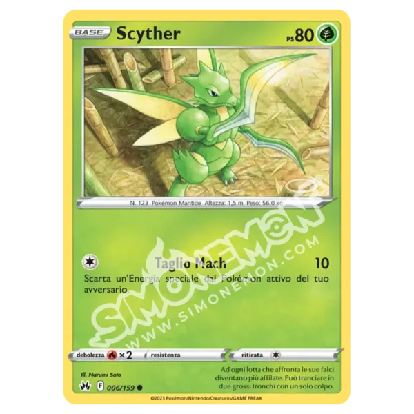 Scyther 006/159 Zenit Regale  (IT)