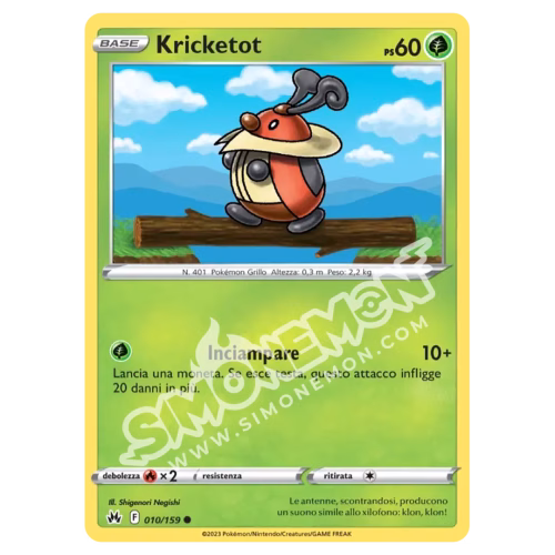 Kricketot 010/159 Zenit Regale Reverse (IT)