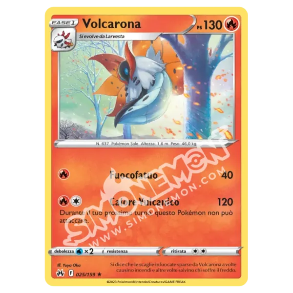 Volcarona 025/159 Zenit Regale  (IT)