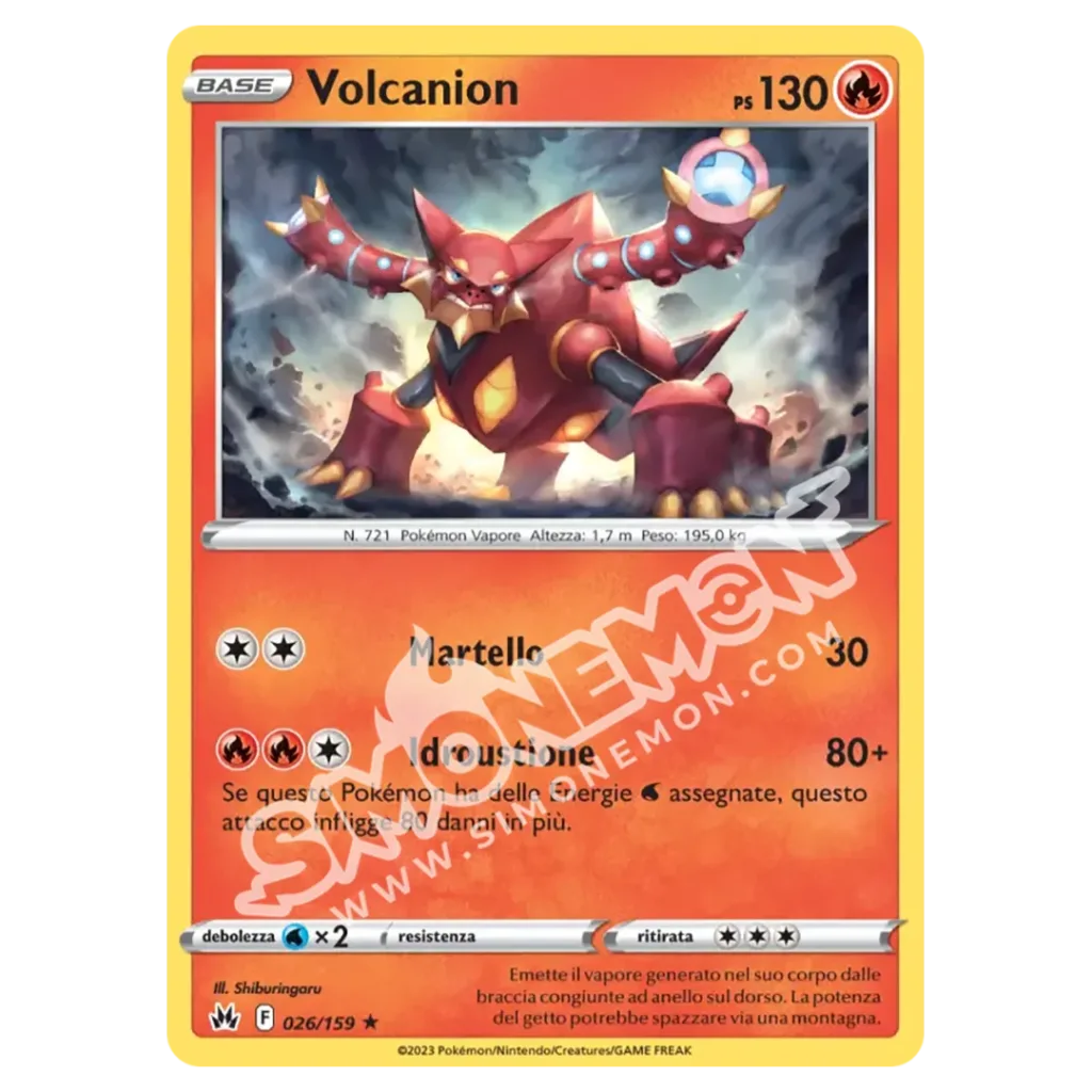Volcanion 026/159 Zenit Regale Foil (IT)