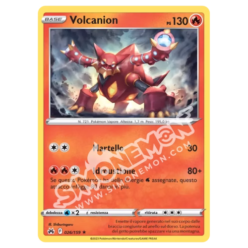Volcanion 026/159 Zenit Regale Foil (IT)