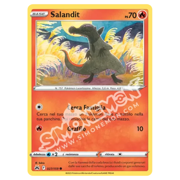 Salandit 027/159 Zenit Regale Reverse (IT)
