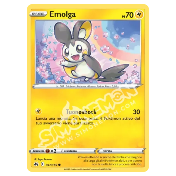 Emolga 047/159 Zenit Regale  (IT)