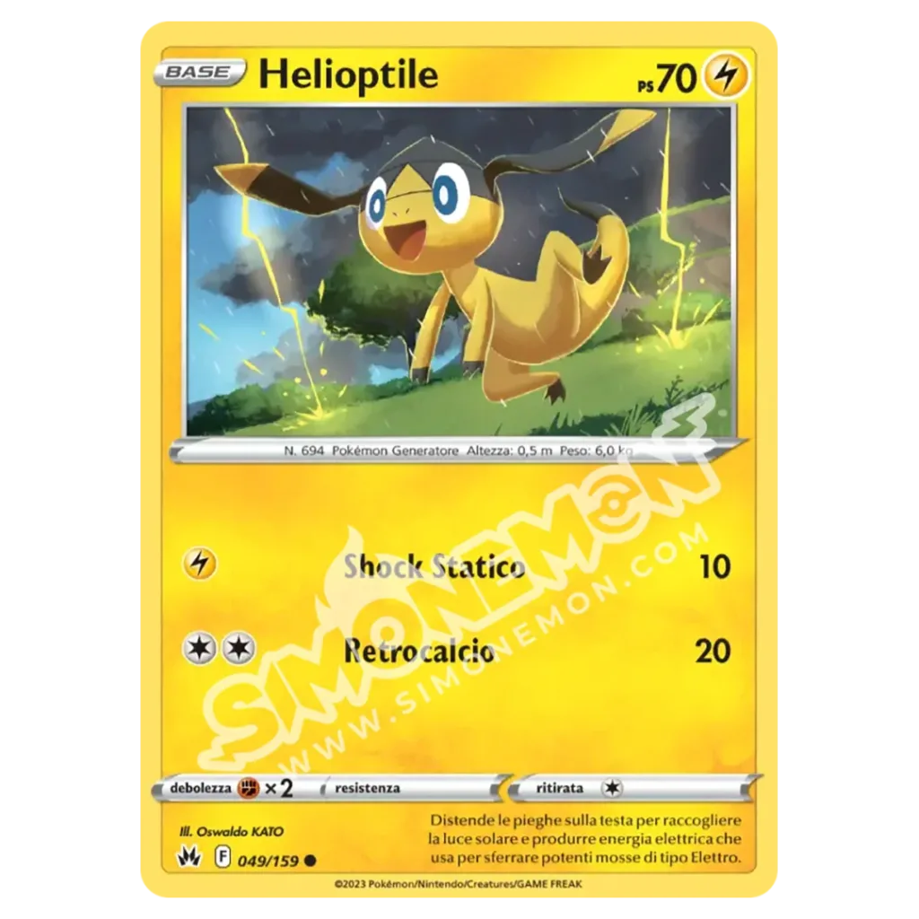 Helioptile 049/159 Zenit Regale  (IT)