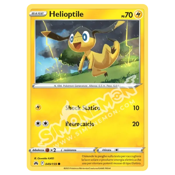Helioptile 049/159 Zenit Regale  (IT)