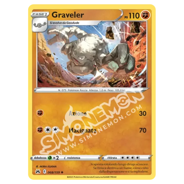 Graveler 068/159 Zenit Regale  (IT)