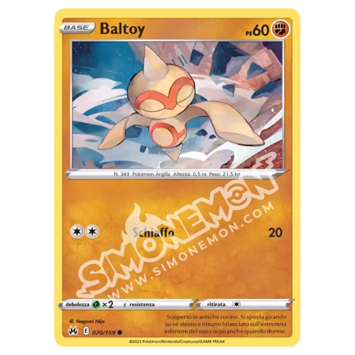 Baltoy 070/159 Zenit Regale Reverse (IT)