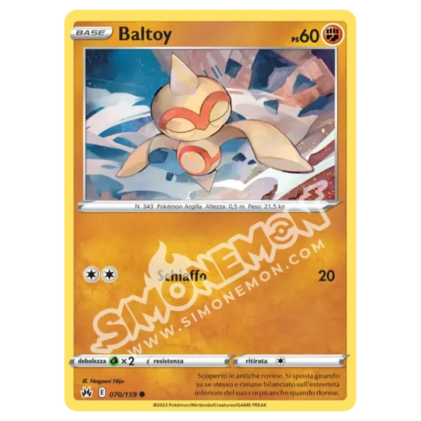 Baltoy 070/159 Zenit Regale Reverse (IT)
