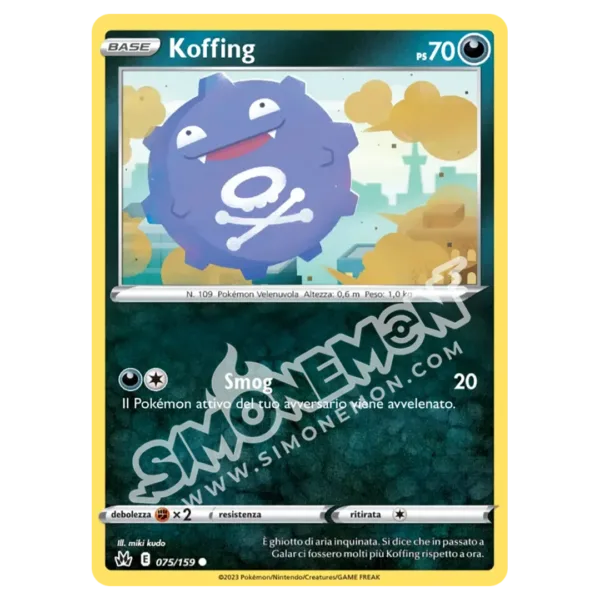 Koffing 075/159 Zenit Regale Reverse (IT)