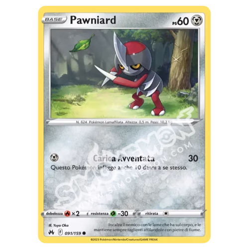 Pawniard 091/159 Zenit Regale Reverse (IT)