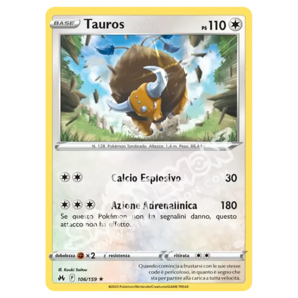 Tauros 106/159 Zenit Regale Reverse (IT)