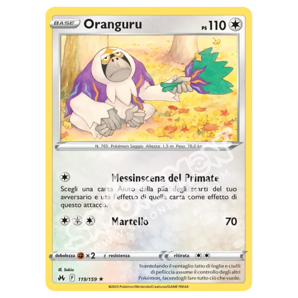 Oranguru 119/159 Zenit Regale Reverse (IT)