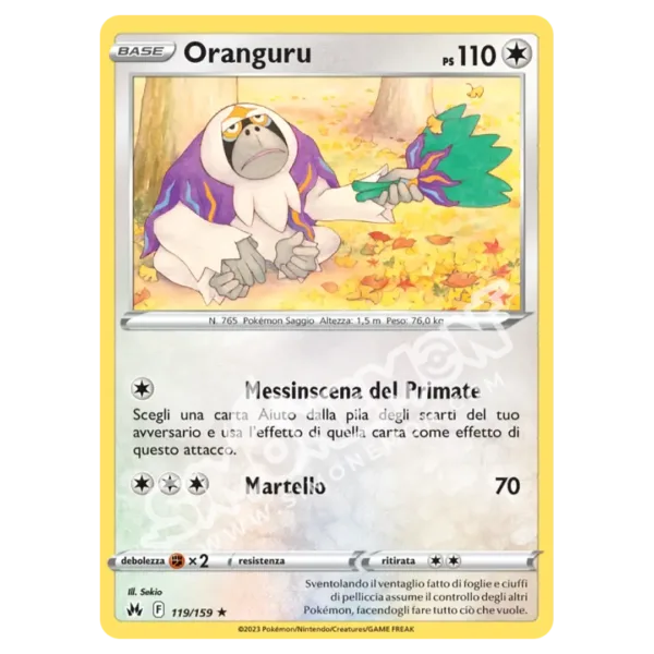 Oranguru 119/159 Zenit Regale Reverse (IT)