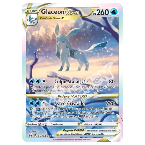 Glaceon V ASTRO GG40/159 Zenit Regale  (IT)