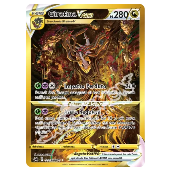 Giratina V ASTRO GG69/159 Zenit Regale  (IT)