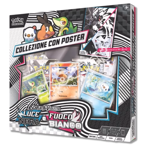 Collezione con Poster Luce Nera e Fuoco Bianco