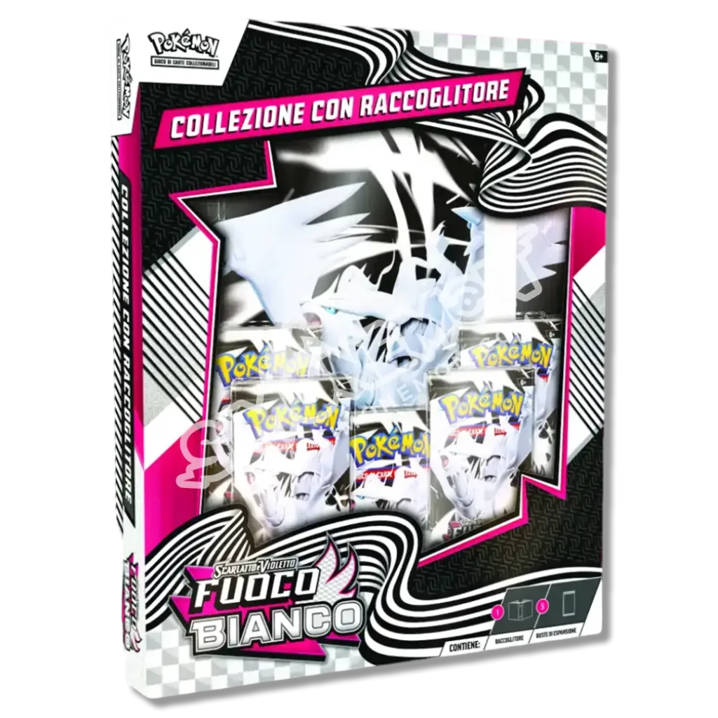 Collezione con Raccoglitore Fuoco Bianco