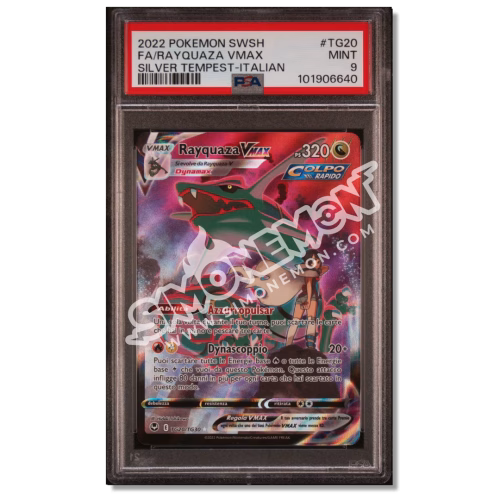 Rayquaza VMAX TG20 Tempesta Argentata PSA 9 (IT)