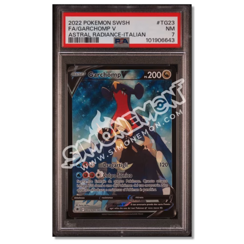 Garchomp V TG23 Lucentezza Siderale PSA 7 (IT)