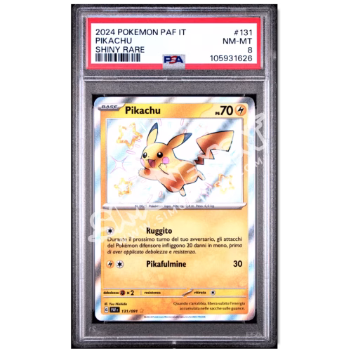 Pikachu 131 Destino di Paldea - Shiny Rare PSA 8 (IT)