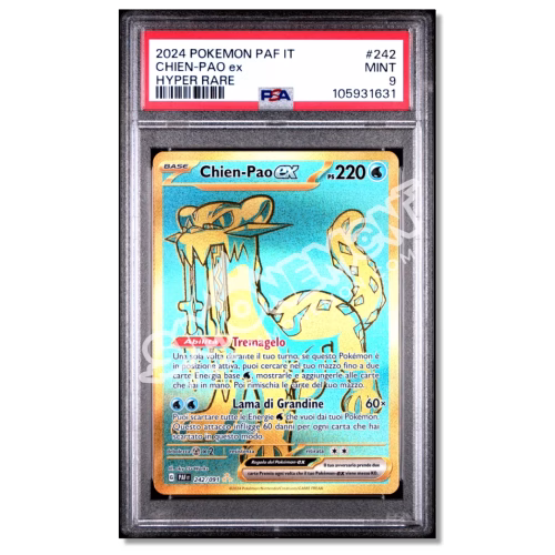 Chien Pao EX 242 Destino di Paldea - Hyper Rare PSA 9 (IT)