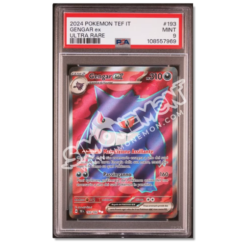 Gengar EX 193 Cronoforze - Ultra Rare PSA 9 (IT)