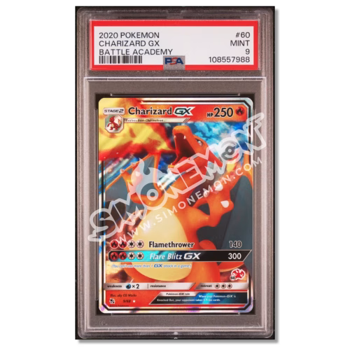 Charizard GX 60 Battle Accademy PSA 9 (EN)