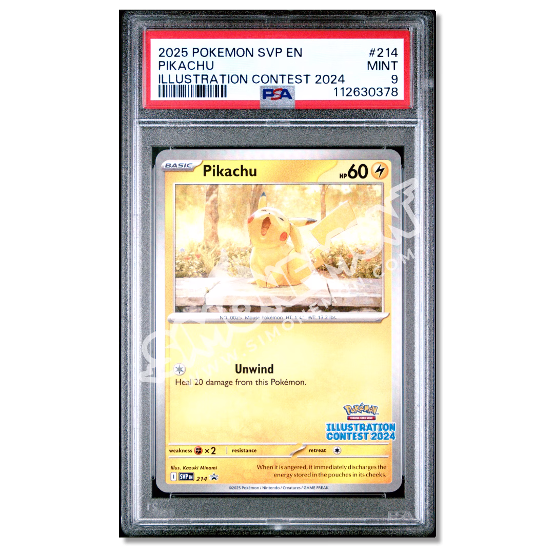 Pikachu Illustration Contest 2025 PSA 9 (EN)