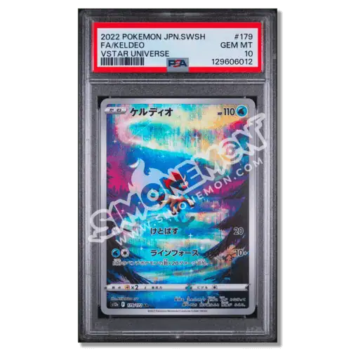 Carta Pokémon Keldeo 2022 PSA gem MT.