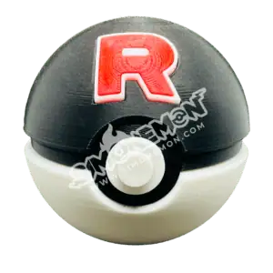 Pokeball Team Rocket 3D da 10 cm