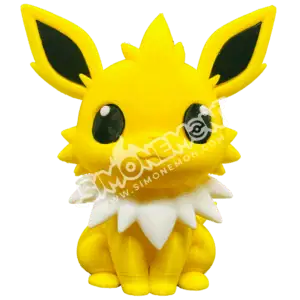Statuetta Jolteon Chibi 3D da 10 cm