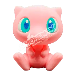Statuetta Mew Chibi 3D da 10 cm
