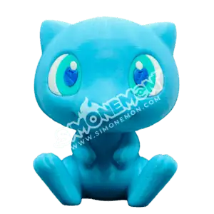 Statuetta Mew Shiny Chibi 3D da 10 cm
