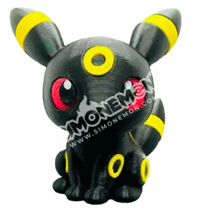 Statuetta Umbreon Chibi 3D da 10 cm