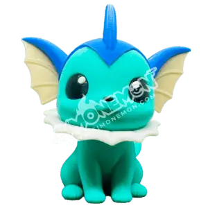 Statuetta Vaporeon Chibi 3D da 10 cm