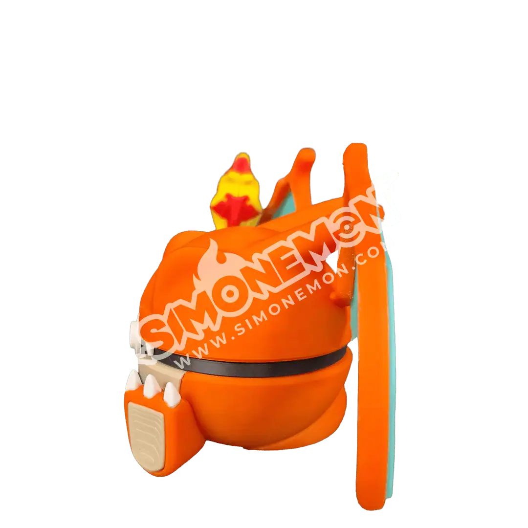 Zaino da spiaggia con accessori colorati e logo Simonemon.