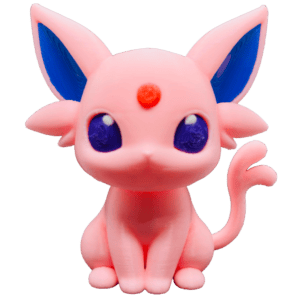 Statuetta Espeon Chibi 3D da 10 cm