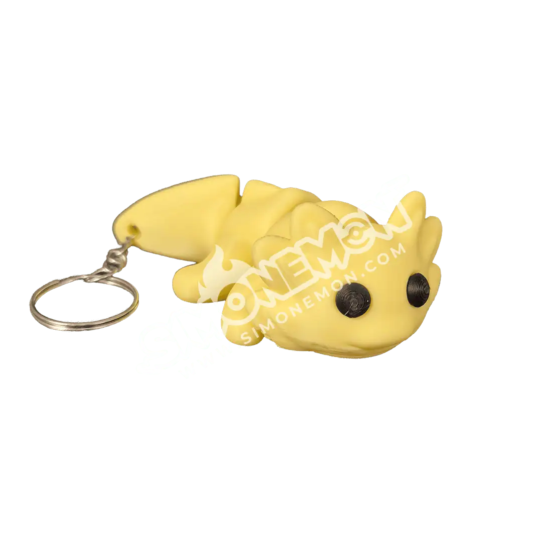 Chiavetta USB a forma di Pikachu, personaggio di Pokémon, gialla e carina.