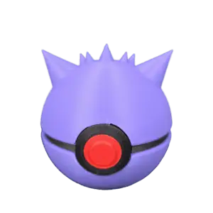 Pokeball Gengar 3D da Esposizione