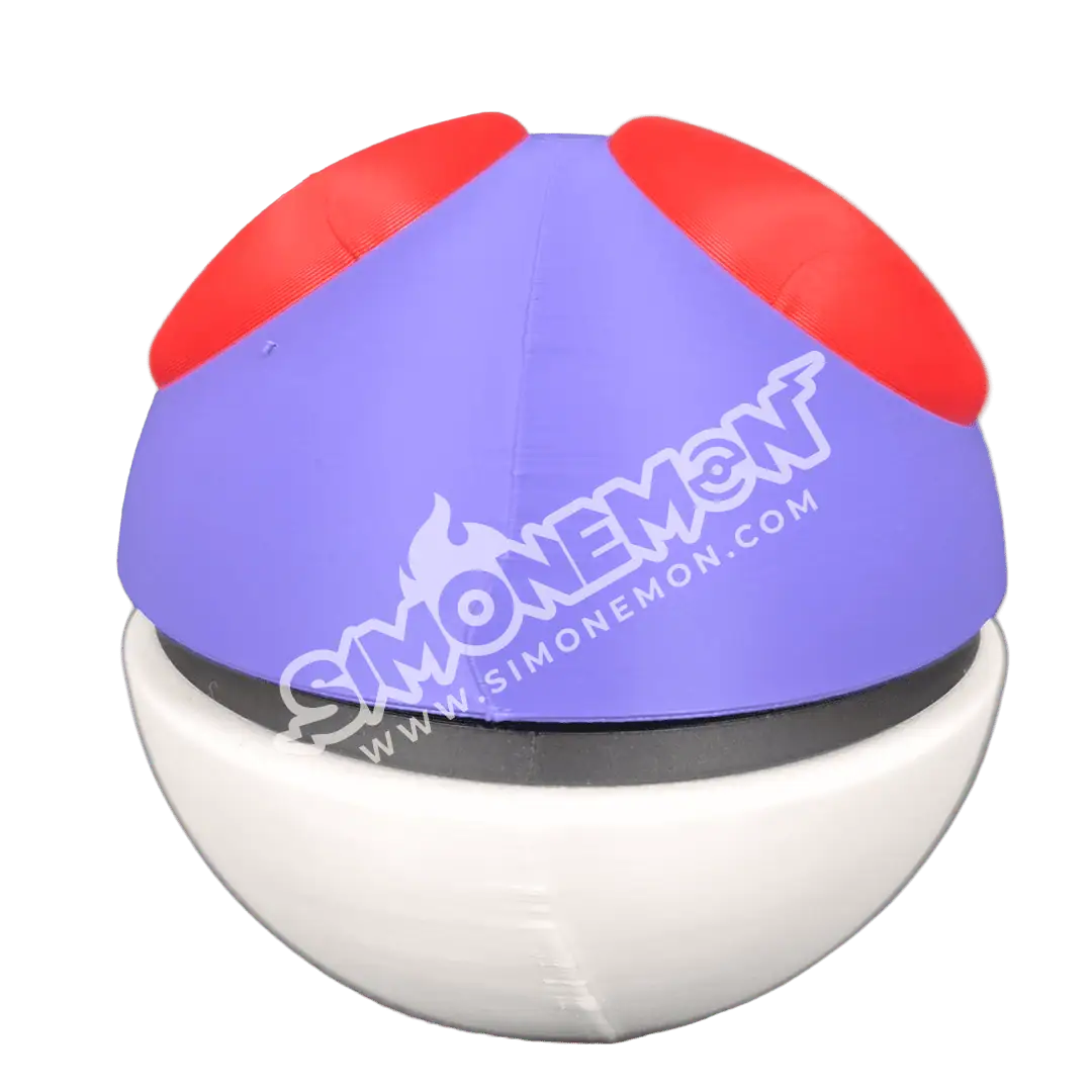 Pallina gonfiabile colorata con logo Simonemon, gioco per bambini all'aperto.