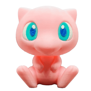 Statuetta Mew Chibi 3D da 10 cm