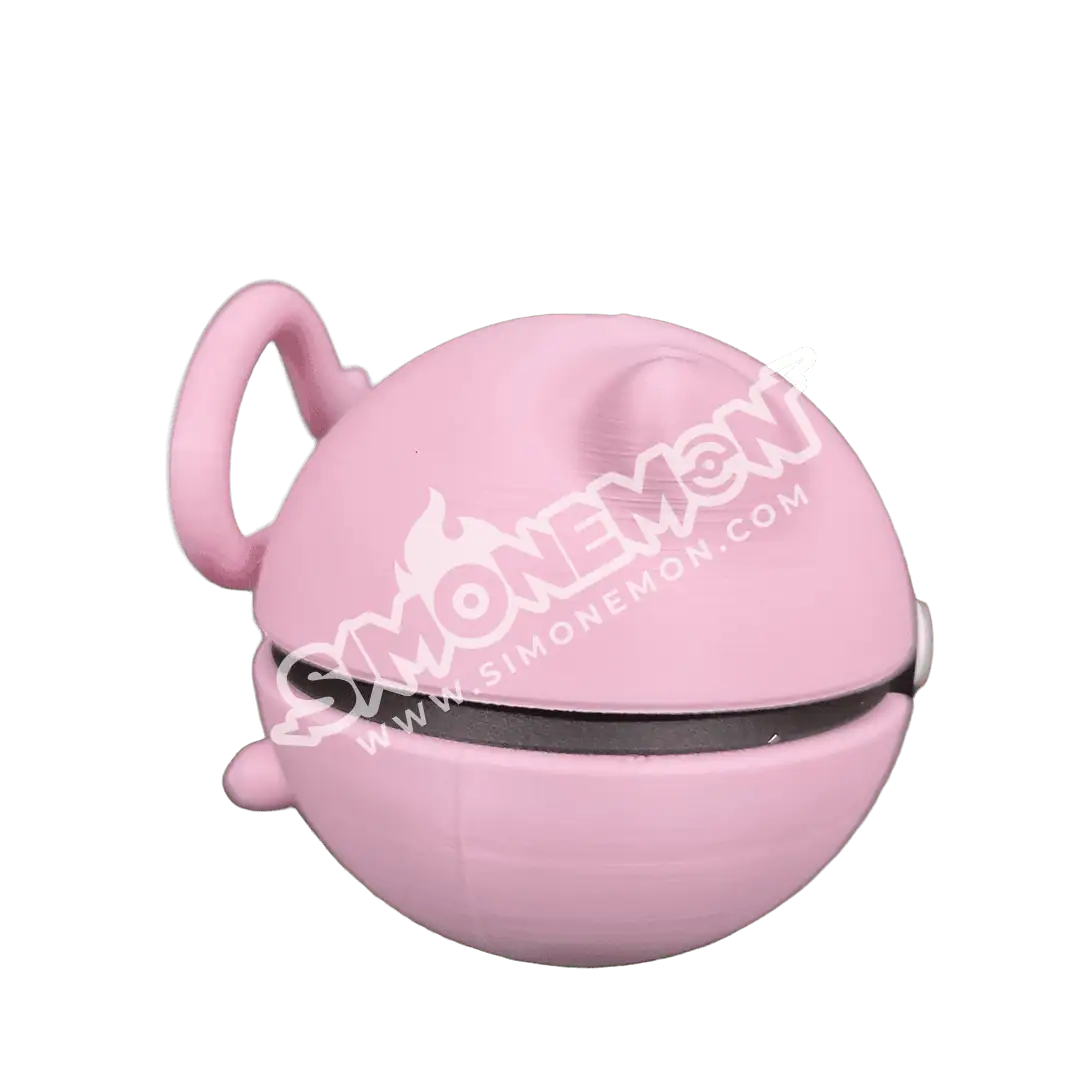 Tazza a forma di melone rosa con manico e design originale.