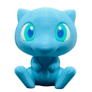Statuetta Mew Shiny Chibi 3D da 10 cm