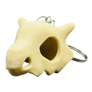 Portachiavi Teschio di Cubone Pokémon 3D